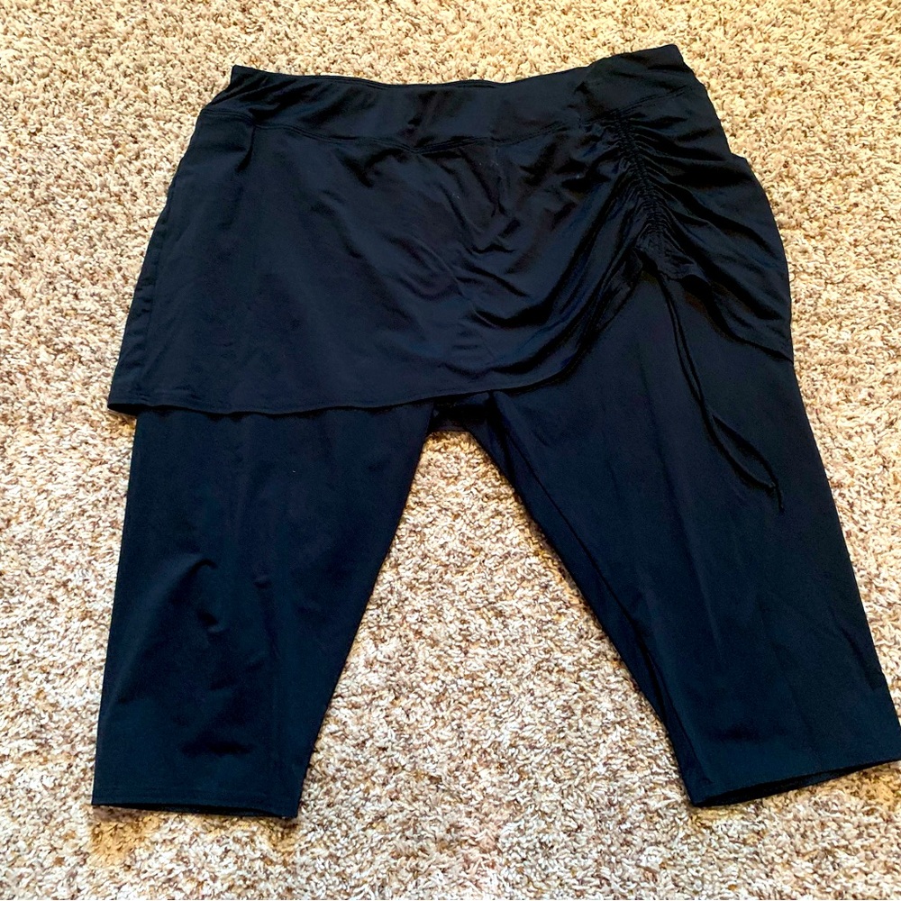 Lands End Swim Leggings with Skirt